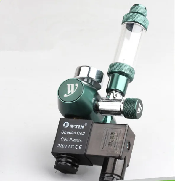 Aquarium CO2 Regulator with Check Valve Bubble Counter magnetic Solenoid | Дом и сад