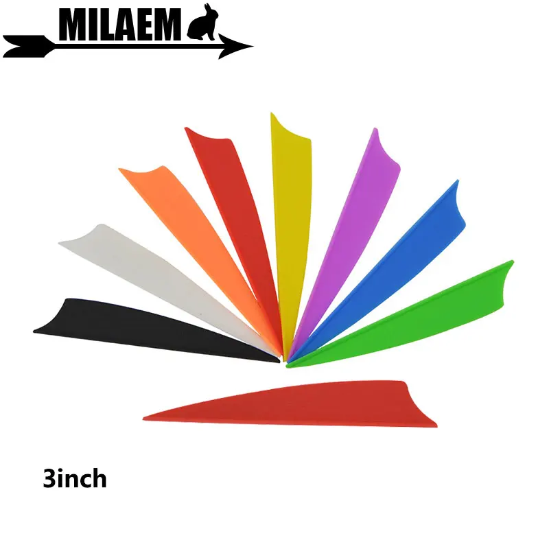 50pcs 3inch Archery Rubber Vanes Plastic Fletching Shield Rubber Feather Outdoor Shooting Carbon /Fiberglass Arrow Accessories
50pcs 3inch Archery Rubber Vanes Plastic Fletching Shield Rubber Feather Outdoor Shooting Carbon /Fiberglass Arrow Accessories
