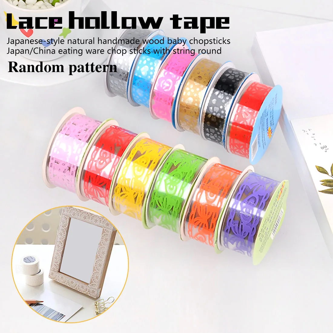 DIY Tape Crafts Diary Deco Photo Album Decorative Stickers Lace Flower Washi Paper Masking Tapes Gift Scrapbooking
DIY Tape Crafts Diary Deco Photo Album Decorative Stickers Lace Flower Washi Paper Masking Tapes Gift Scrapbooking