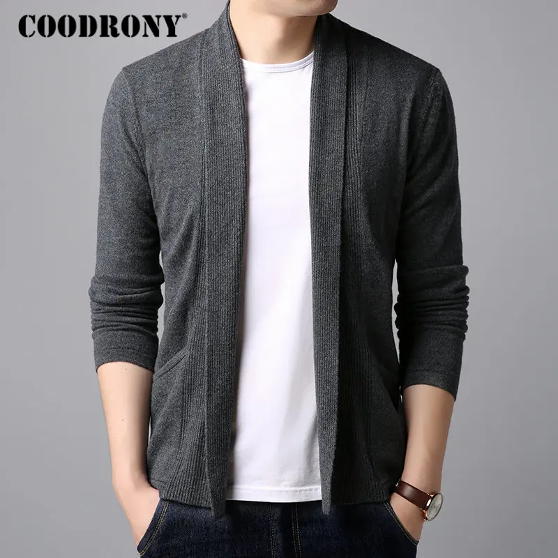 COODRONY Brand Sweater Men Streetwear Fashion Cardigan Men Pure Merino Wool Sweaters Autumn Winter Warm Cashmere Cardigans 93017
COODRONY Brand Sweater Men Streetwear Fashion Cardigan Men Pure Merino Wool Sweaters Autumn Winter Warm Cashmere Cardigans 93017