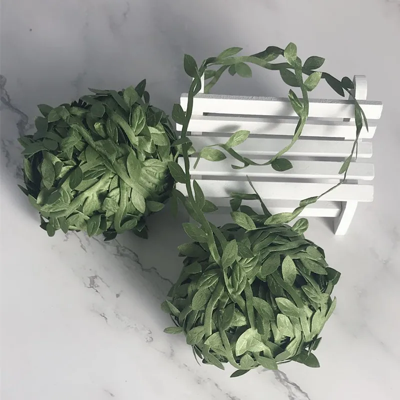 20M Rustic Wedding Decoration Team-Bride Green Leaves Decorated Rope Ribbon Fabric Woven Event Party Diy Decorations Supplies
20M Rustic Wedding Decoration Team-Bride Green Leaves Decorated Rope Ribbon Fabric Woven Event Party Diy Decorations Supplies