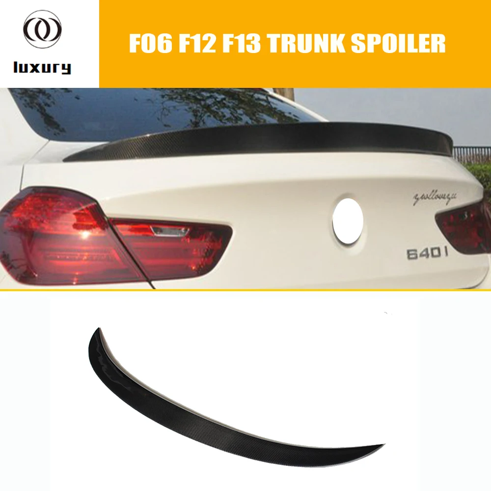M6 Style Carbon Fiber Rear Trunk Boot Lip Wing for BMW F06 F12 F13 640 650 M6 2014 - 2017
M6 Style Carbon Fiber Rear Trunk Boot Lip Wing for BMW F06 F12 F13 640 650 M6 2014 - 2017