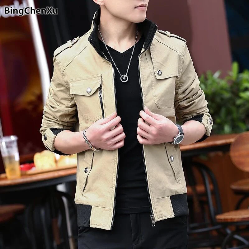 Mens Jackets and Coats Casual Male Bomber Jacket 2019 Simple British Style Windbreakers Cargo Jacket Man Outerwear & Coats 1388
Mens Jackets and Coats Casual Male Bomber Jacket 2019 Simple British Style Windbreakers Cargo Jacket Man Outerwear & Coats 1388