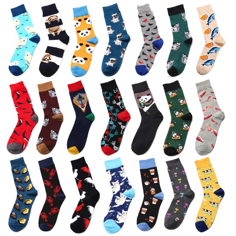 2019 New Design Casual Socks Men Funny Harajuku Style Bear Panda Shark Whale Pattern Sokkrn Cartoon Animal Socks For Men
2019 New Design Casual Socks Men Funny Harajuku Style Bear Panda Shark Whale Pattern Sokkrn Cartoon Animal Socks For Men