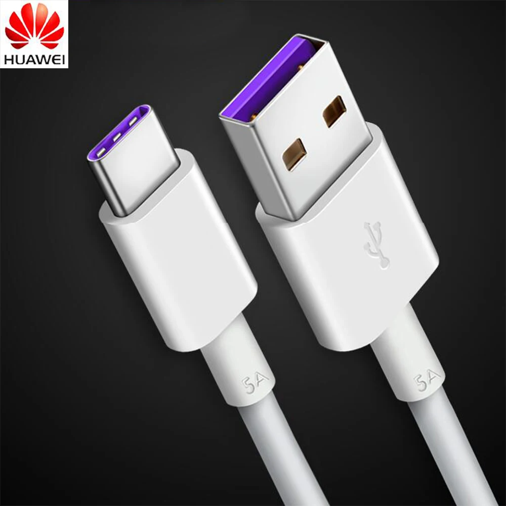 

Original Huawei USB 5A Type C Cable P30 P20 Pro lite Mate20 10 Pro P10 Plus lite USB 3.1 Type-C Supercharge Super Charger Cable