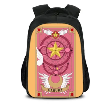 15.7 inch Card Captor Sakura Anime Boy Girls School Bag Book Bag Backpack Children Students Mochila Back to School Gift
15.7 inch Card Captor Sakura Anime Boy Girls School Bag Book Bag Backpack Children Students Mochila Back to School Gift