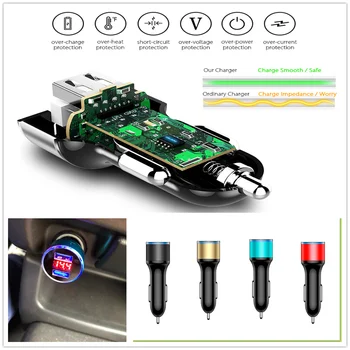 Car Dual USB Charger 12-24V Cigarette Lighter Power Adapter for BMW M8 M550i M550d M4 M3 M240i M140i 530i 128i i8 Z4 X5 X4
Car Dual USB Charger 12-24V Cigarette Lighter Power Adapter for BMW M8 M550i M550d M4 M3 M240i M140i 530i 128i i8 Z4 X5 X4