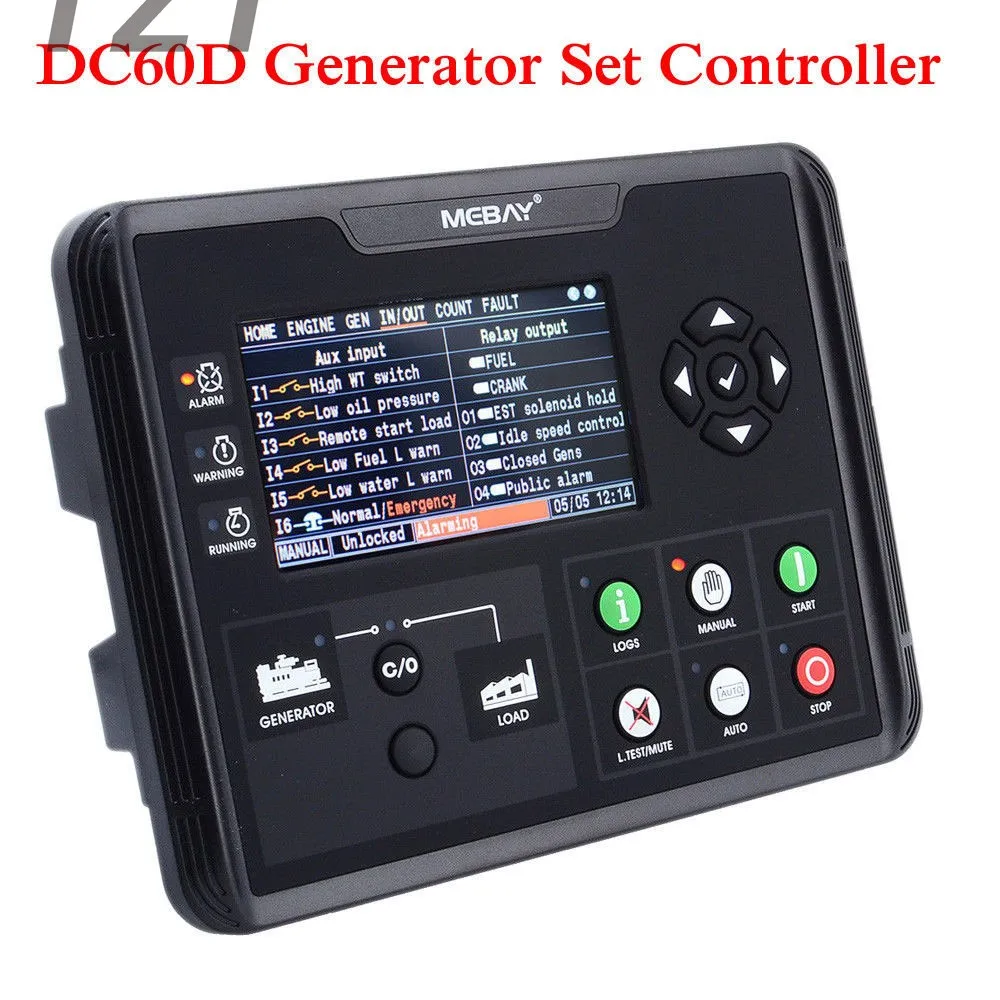 2018 New Product for Diesel/Gasoline/Gas Genset Parameters Monitor DC60D Generator Set Controller
2018 New Product for Diesel/Gasoline/Gas Genset Parameters Monitor DC60D Generator Set Controller