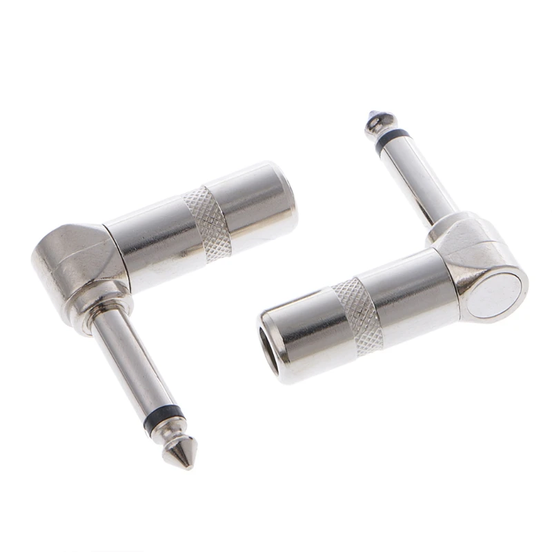 4 Pcs Right Angle 1/4" TS Mono Phone Plug Guitar Audio Connector 6.35mm Jack Dls HOmeful qiang
4 Pcs Right Angle 1/4" TS Mono Phone Plug Guitar Audio Connector 6.35mm Jack Dls HOmeful qiang