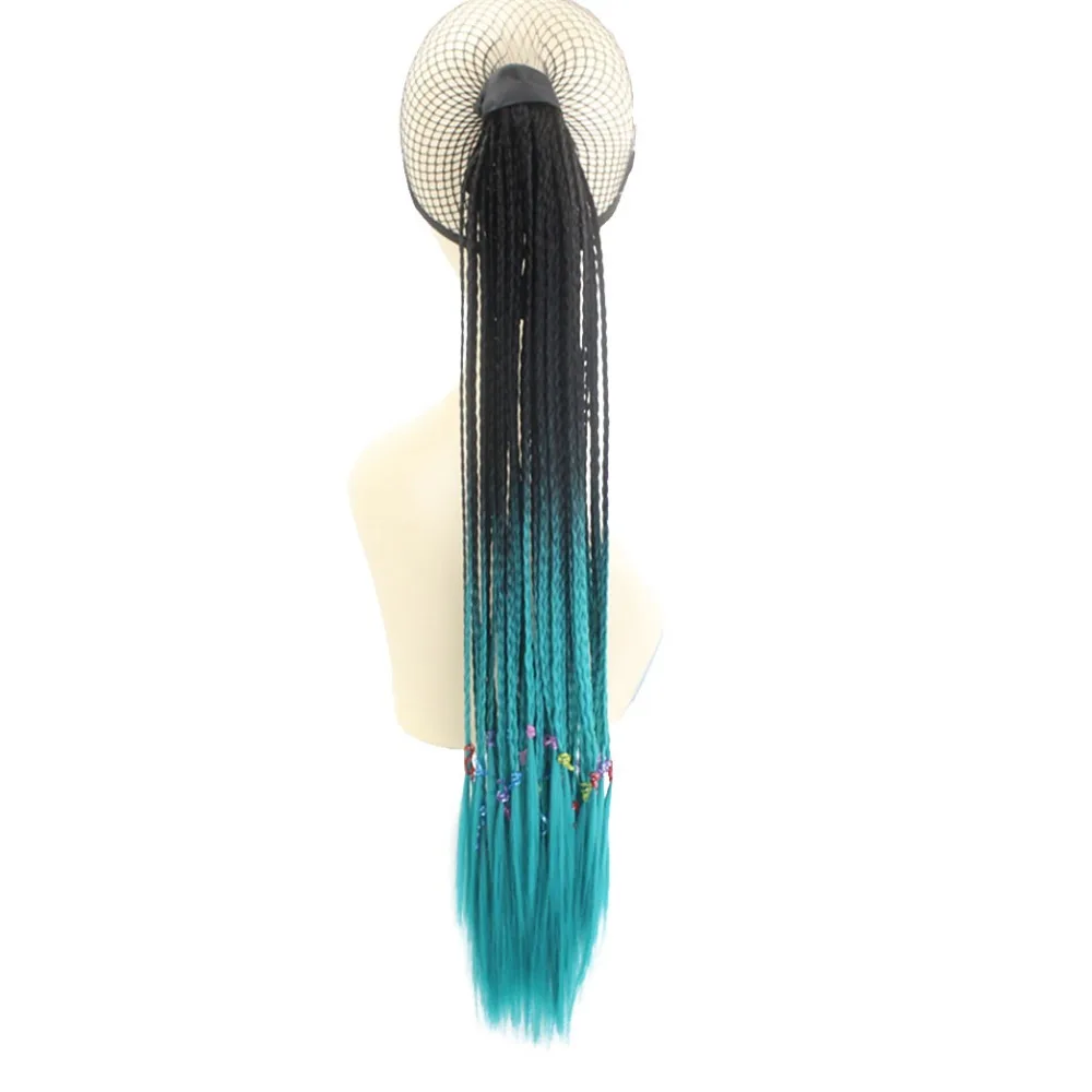 JOY&BEAUTY Multicolor Braids Hair Pieces 29 Color 24 inch Pink Blue Green Synthetic Hair Clip In Ponytail Hairpieces
JOY&BEAUTY Multicolor Braids Hair Pieces 29 Color 24 inch Pink Blue Green Synthetic Hair Clip In Ponytail Hairpieces