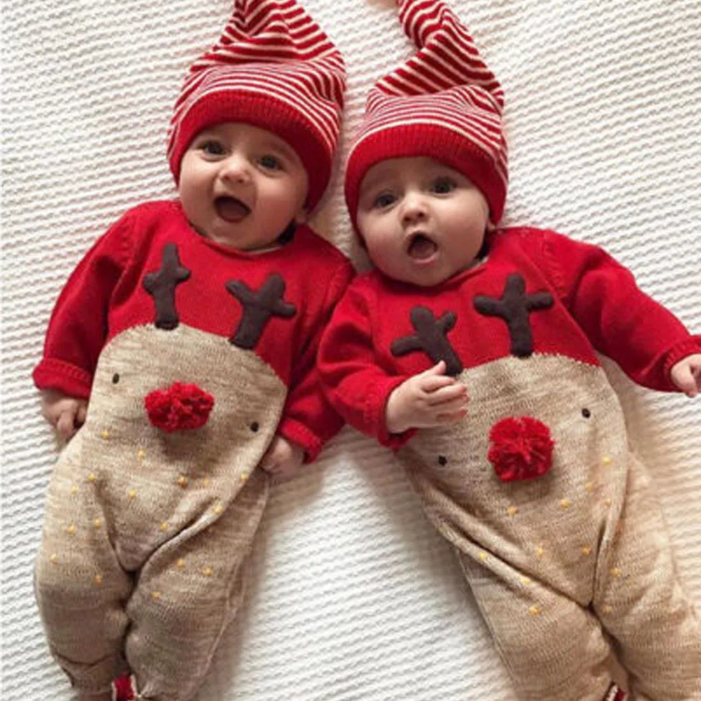 Cute Kids Set Newborn Baby Deer Christmas Boys Girls Clothes Jumpsuit+Hat Set Outfits Kids Cute clothing Roupas Infantis 2019 gh
Cute Kids Set Newborn Baby Deer Christmas Boys Girls Clothes Jumpsuit+Hat Set Outfits Kids Cute clothing Roupas Infantis 2019 gh