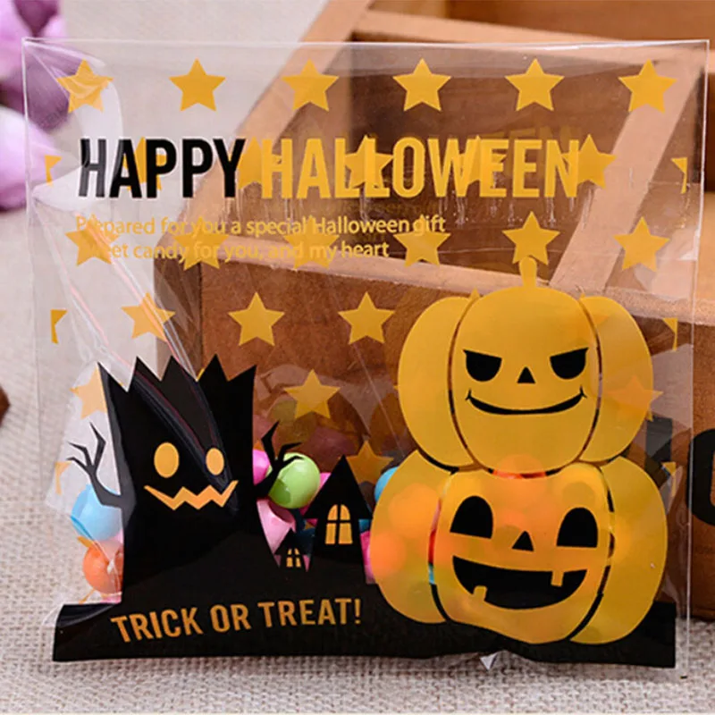 100 Pcs Creative Happy Halloween Cookie Candy Bread Packaging bBags Self-Adhesive Plastic Bags For Biscuits Snack Baking Package
100 Pcs Creative Happy Halloween Cookie Candy Bread Packaging bBags Self-Adhesive Plastic Bags For Biscuits Snack Baking Package