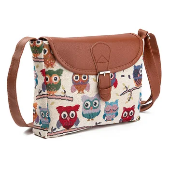 Mara's Dream 2018 Women Messenger Bags Flap Bag Lady Canvas Cartoon Owl Printed Crossbody Shoulder Bags Small Female Handbags
Mara's Dream 2018 Women Messenger Bags Flap Bag Lady Canvas Cartoon Owl Printed Crossbody Shoulder Bags Small Female Handbags