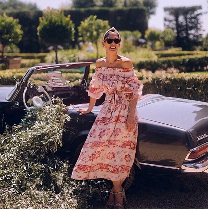 2019 ZIM Style Spring Runway Dress Women Sexy Off Shoulder Floral Print Dress Female Vintage Lantern Sleeve Maxi Dresses Holiday
2019 ZIM Style Spring Runway Dress Women Sexy Off Shoulder Floral Print Dress Female Vintage Lantern Sleeve Maxi Dresses Holiday