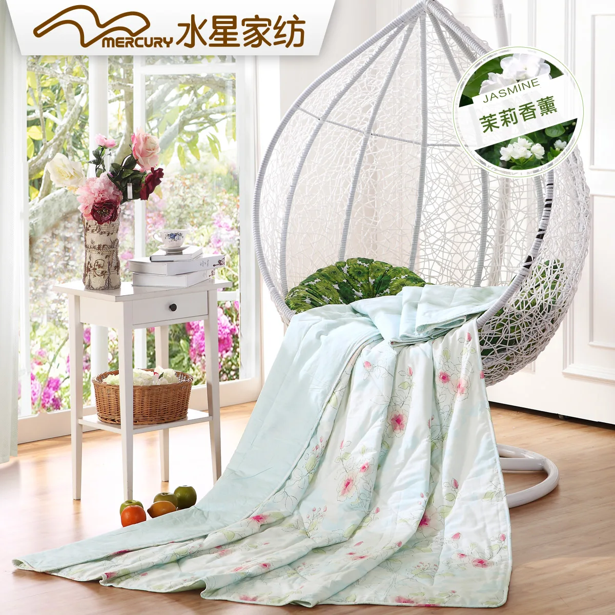 Mercury textile cotton / air conditioning was cool in the summer is double quilt more bedding | Дом и сад