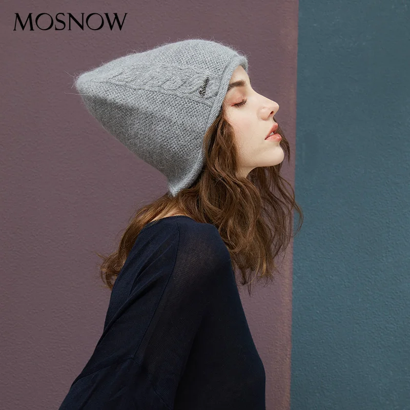 Women Hat Fashion Baggy Bonnet Beanies Female Rabbit Hair Wool Knitted Winter Hats Soft Skiing Slouchy Beanie With Back Opening
Women Hat Fashion Baggy Bonnet Beanies Female Rabbit Hair Wool Knitted Winter Hats Soft Skiing Slouchy Beanie With Back Opening