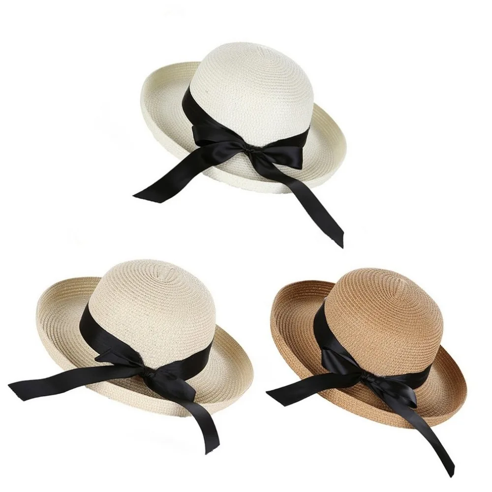 Lady Summer Boater Sun Hats Cap Ribbon Round Flat Top Straw Beach Hat Panama Hat for Women UV Protection Cap Chapeau Femme
Lady Summer Boater Sun Hats Cap Ribbon Round Flat Top Straw Beach Hat Panama Hat for Women UV Protection Cap Chapeau Femme