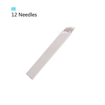 Microblading Needles 10pieces Lot 12 Pin Sterilized Stainless Steel 3D Embroidery Eyebrow Permanent Makeup Needle Blade
Microblading Needles 10pieces Lot 12 Pin Sterilized Stainless Steel 3D Embroidery Eyebrow Permanent Makeup Needle Blade
