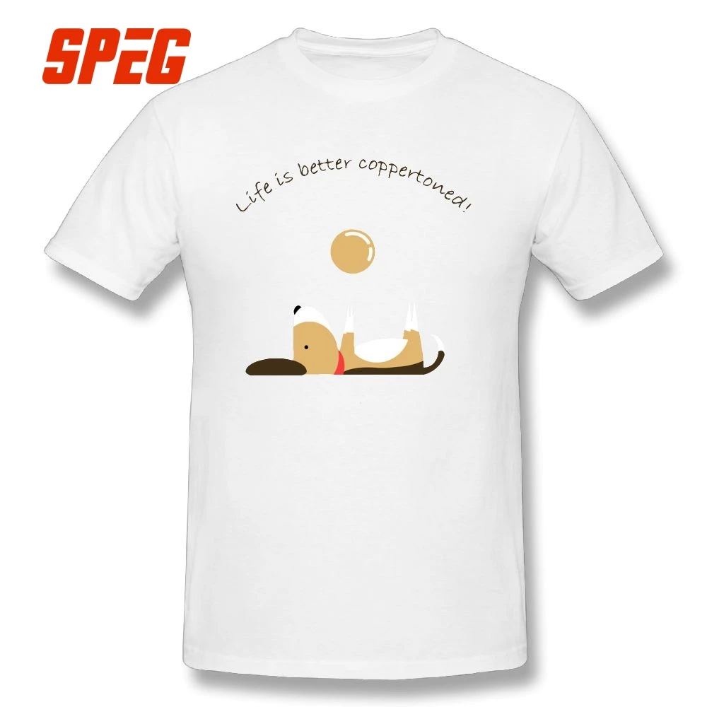 Beagle Dog Beagle Life is Better Coppertoned T Shirts Short-Sleeved Mens Tee Shirt Vintage 100% Cotton T-Shirts
Beagle Dog Beagle Life is Better Coppertoned T Shirts Short-Sleeved Mens Tee Shirt Vintage 100% Cotton T-Shirts
