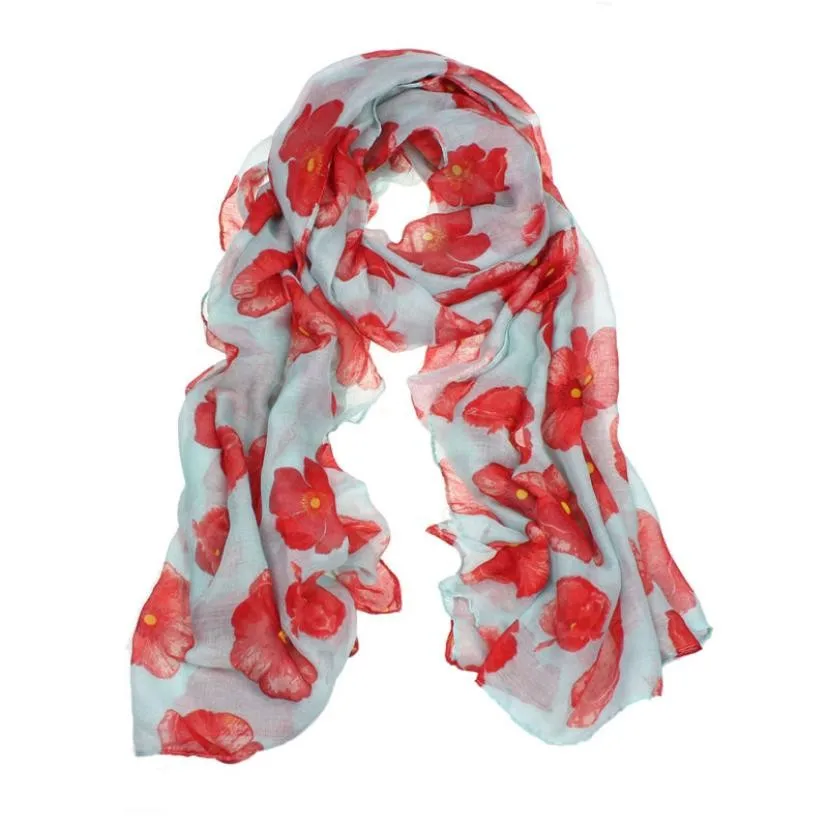 2018 Fashion New Red Poppy Print Long Scarf Flower Beach Wrap Ladies Stole Shawl Graffiti Style Shawl Girls Christmas Gift C10
2018 Fashion New Red Poppy Print Long Scarf Flower Beach Wrap Ladies Stole Shawl Graffiti Style Shawl Girls Christmas Gift C10
