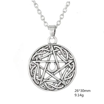 10PCS Vintage Antique Silver Moon And Star Nordic Amulet Pendant Necklace Fashion For Women Accessories
10PCS Vintage Antique Silver Moon And Star Nordic Amulet Pendant Necklace Fashion For Women Accessories