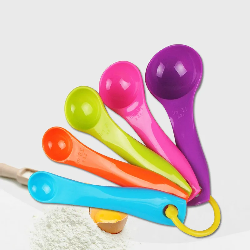 5pcs /set Baking Gadgets Rainbow Series Measuring Spoon 5 Teaspoons Food Grade PP Color at Random
5pcs /set Baking Gadgets Rainbow Series Measuring Spoon 5 Teaspoons Food Grade PP Color at Random