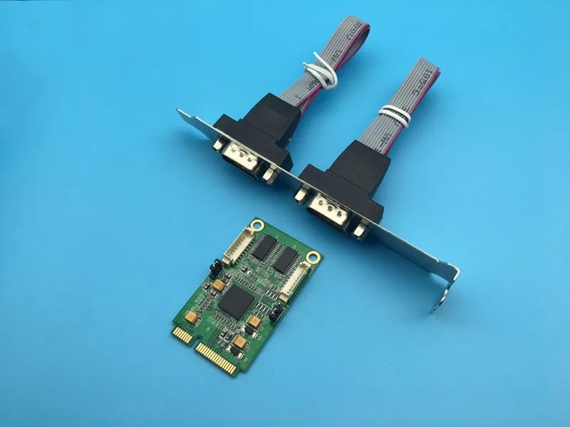 High Speed Mini PCI-Express to RS232 2-Port Industial Serial Controller Card XR17V352 Chipset
High Speed Mini PCI-Express to RS232 2-Port Industial Serial Controller Card XR17V352 Chipset