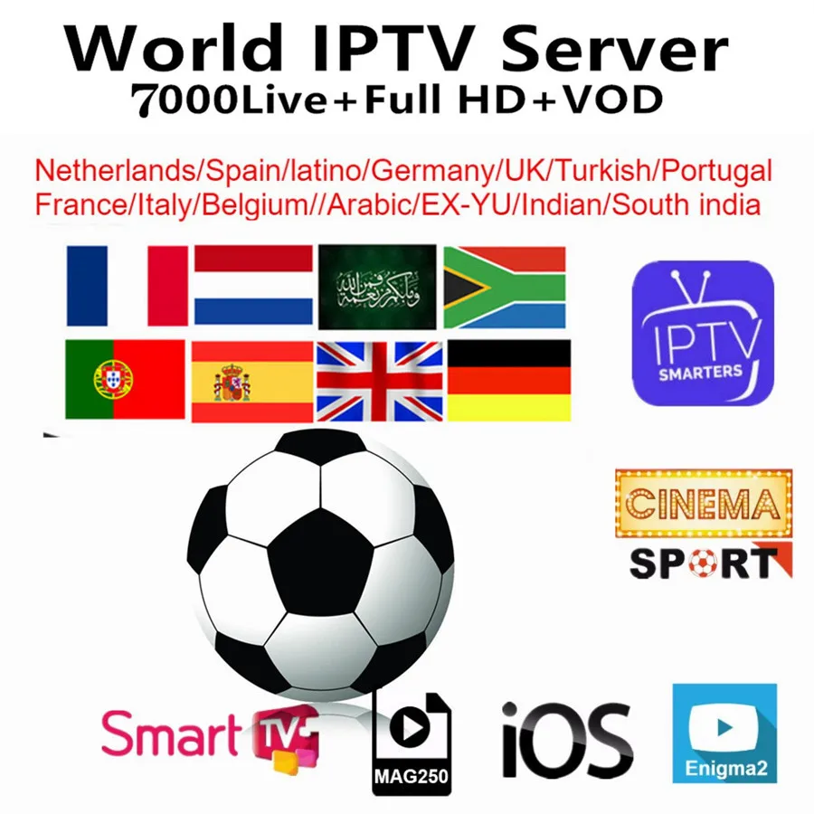 Free Test IPTV Spain Subscription 1 Year IPTV Portugal Latin Turkey IPTV Subscription M3U with Adult France for Smart TV Enigma2
Free Test IPTV Spain Subscription 1 Year IPTV Portugal Latin Turkey IPTV Subscription M3U with Adult France for Smart TV Enigma2
