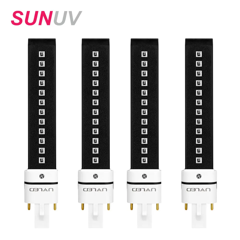 4 шт. светодиодных ламп M365 12 365+405nm 9W для ультрафиолетовой сушилки ногтей|uv led lamp|9w uv
