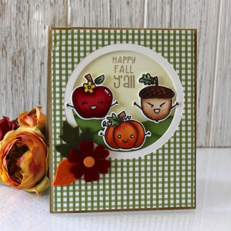 Apple Nut Pumpkin Transparent Clear Silicone Stamp Set for DIY Scrapbooking/Photo Album Decorative Cards Making Clear Stamps 4x6
Apple Nut Pumpkin Transparent Clear Silicone Stamp Set for DIY Scrapbooking/Photo Album Decorative Cards Making Clear Stamps 4x6