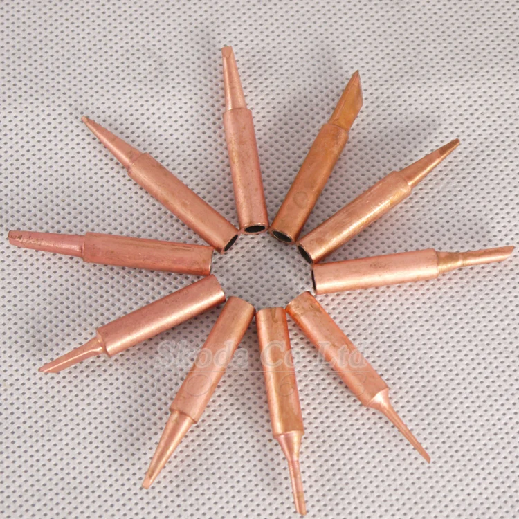 Free shipping 11 Pcs pure copper solder Iron tip 900M-T tip for hakko soldering rework station
Free shipping 11 Pcs pure copper solder Iron tip 900M-T tip for hakko soldering rework station