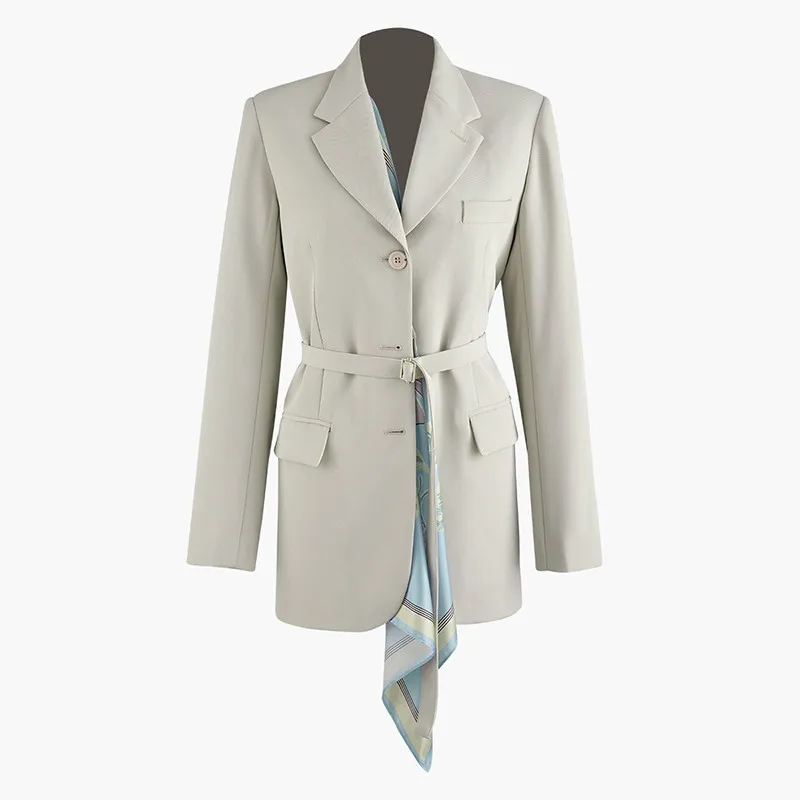 High Quality Spring Summer Lapel Long Sleeve Irregular Scarf Split Joint Loose Bandage Jacket Women Coat Fashion Tide Clothes
High Quality Spring Summer Lapel Long Sleeve Irregular Scarf Split Joint Loose Bandage Jacket Women Coat Fashion Tide Clothes