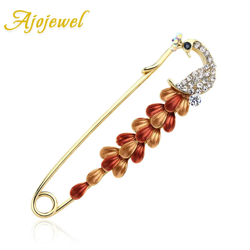 Ajojewel Women's Rhinestone Enamel Peacock Bird Brooch Pin Broches Chics Corsage Shawl Buckle Sweater Big Pin Wholesale
Ajojewel Women's Rhinestone Enamel Peacock Bird Brooch Pin Broches Chics Corsage Shawl Buckle Sweater Big Pin Wholesale