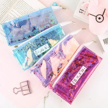 Kawaii Hologram Pencil Case Bags Etui Cute Sequin Glitter Pencil Cases Big Pen Box Korean Stationery School Supplies
Kawaii Hologram Pencil Case Bags Etui Cute Sequin Glitter Pencil Cases Big Pen Box Korean Stationery School Supplies