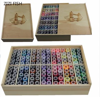 140 colors Wood Box Sewing Kit Needle Tape Scissor Multifunction Threads Sewing Tools Accessory For Home Travelling 
140 colors Wood Box Sewing Kit Needle Tape Scissor Multifunction Threads Sewing Tools Accessory For Home Travelling