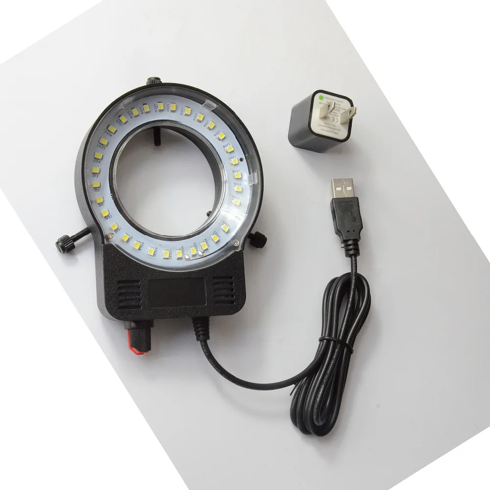 Black col 32pcs LED SMD USB Adjustable Ring Light illuminator Lamp For Industry Microscope Industrial Camera Magnifier
Black col 32pcs LED SMD USB Adjustable Ring Light illuminator Lamp For Industry Microscope Industrial Camera Magnifier