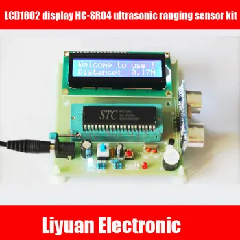 LCD1602 display HC-SR04 ultrasonic ranging sensor kit / microcontroller DIY kit / car reversing crash alarm kit distance 4-400cm
LCD1602 display HC-SR04 ultrasonic ranging sensor kit / microcontroller DIY kit / car reversing crash alarm kit distance 4-400cm