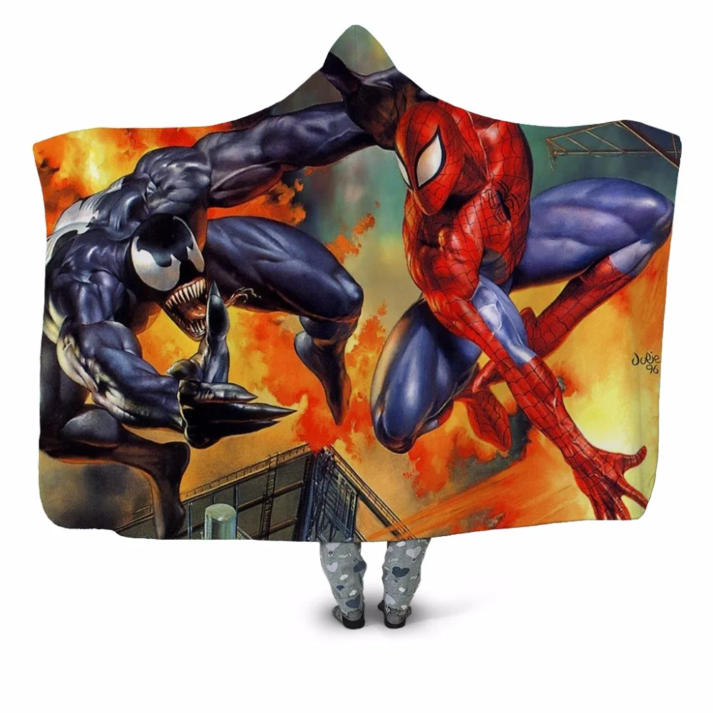 Running Superman 3D Print Plush Hooded Washable Blanket for Adult Child Sofa Quilt Wearable Fleece Throw DIY Blanket Home Office 
Running Superman 3D Print Plush Hooded Washable Blanket for Adult Child Sofa Quilt Wearable Fleece Throw DIY Blanket Home Office