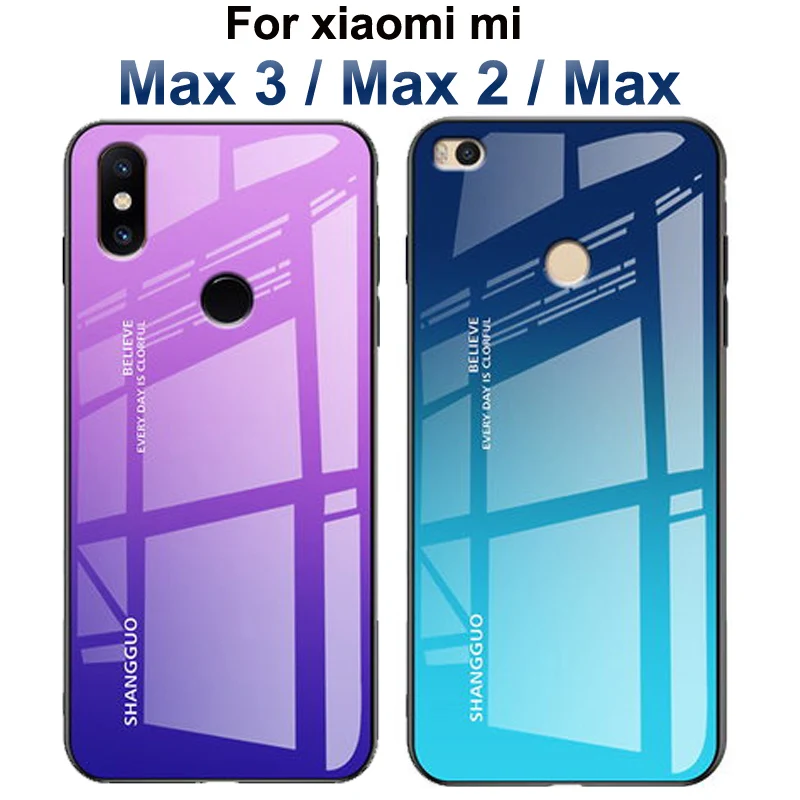 Casing For xiaomi mi Max Max 2 Max 3 Case phone Back Cover Gradient Tempered glass case For xiaomi mi Max2 Max3 cover shell
Casing For xiaomi mi Max Max 2 Max 3 Case phone Back Cover Gradient Tempered glass case For xiaomi mi Max2 Max3 cover shell