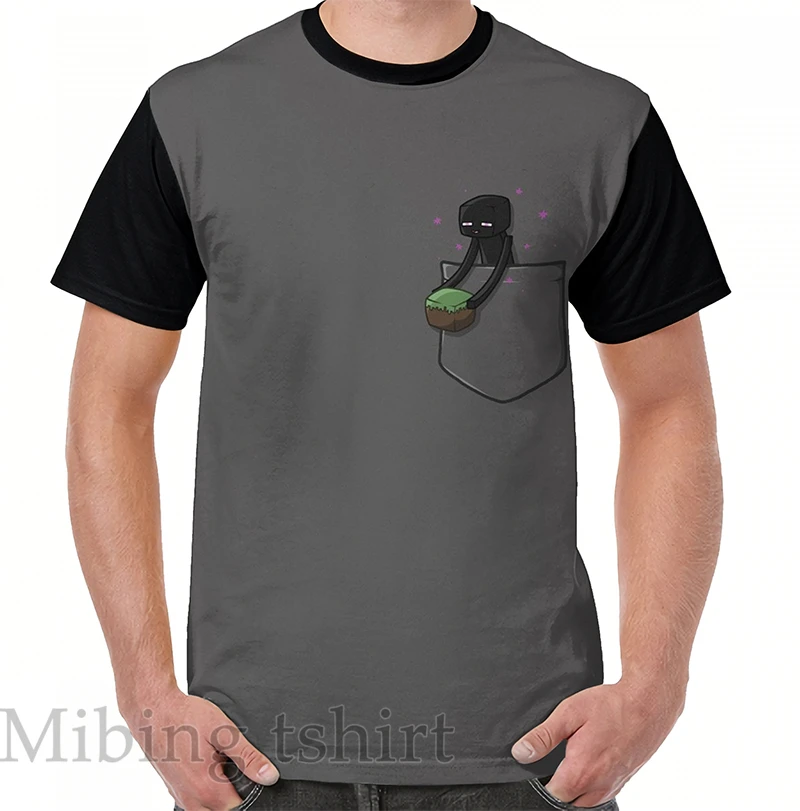 Funny print men t shirt women Tops tee Little Pocket Enderman Graphic T-Shirt O-neck Short Sleeve Casual tshirts
Funny print men t shirt women Tops tee Little Pocket Enderman Graphic T-Shirt O-neck Short Sleeve Casual tshirts