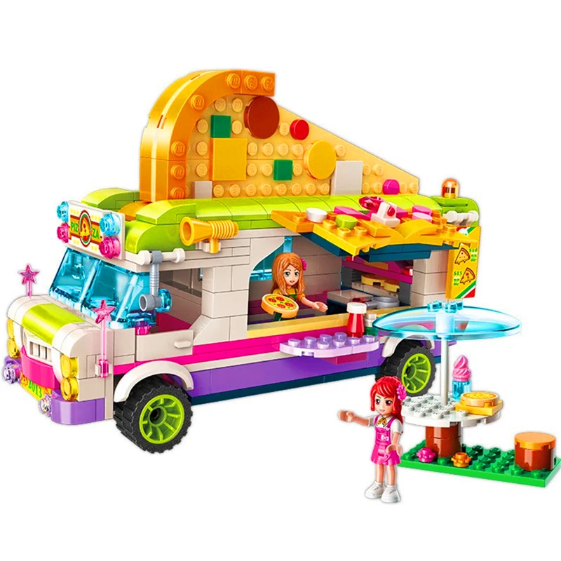 2013 414P Pizza Car Constructor Model Kit Blocks Compatible Bricks Toys for Boys Girls Children Modeling
2013 414P Pizza Car Constructor Model Kit Blocks Compatible Bricks Toys for Boys Girls Children Modeling