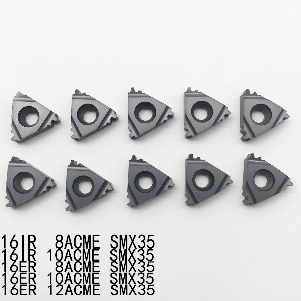 10pcs 16IR 16ER 8 ACME 10ACME 12 ACME SMX35 16ER 16ACME Carbide Insert For Threading Turning Tool Boring BAR blade
10pcs 16IR 16ER 8 ACME 10ACME 12 ACME SMX35 16ER 16ACME Carbide Insert For Threading Turning Tool Boring BAR blade