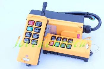 

HS-8 12-415V 2 Transmitters 8 Channels Industrial Wireless Crane Hoist Remote Control