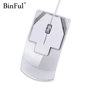 BinFul 2.4G Wired Mouse Silent Gamer Transparent LED Ultra-thin 1200DPI Colorful LED Gamer Mice for Notebook Desktop Computer
BinFul 2.4G Wired Mouse Silent Gamer Transparent LED Ultra-thin 1200DPI Colorful LED Gamer Mice for Notebook Desktop Computer