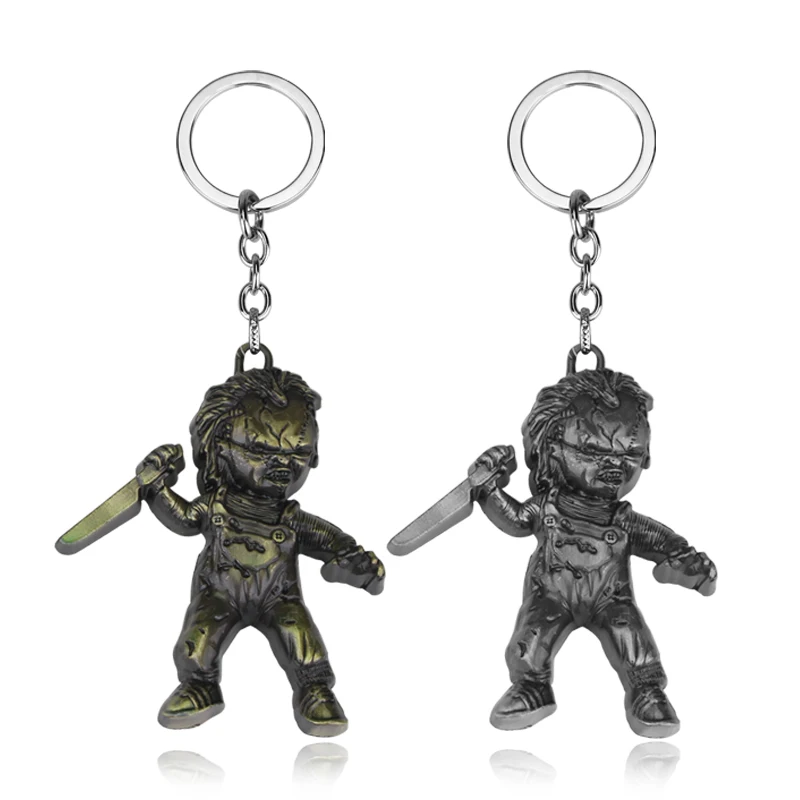 Horror Movie Seed of Chucky Keychain Metal Key chain Keyrings Men's Fash Personalized Hip Hop Car Key Chains Chaveiro Gift
Horror Movie Seed of Chucky Keychain Metal Key chain Keyrings Men's Fash Personalized Hip Hop Car Key Chains Chaveiro Gift