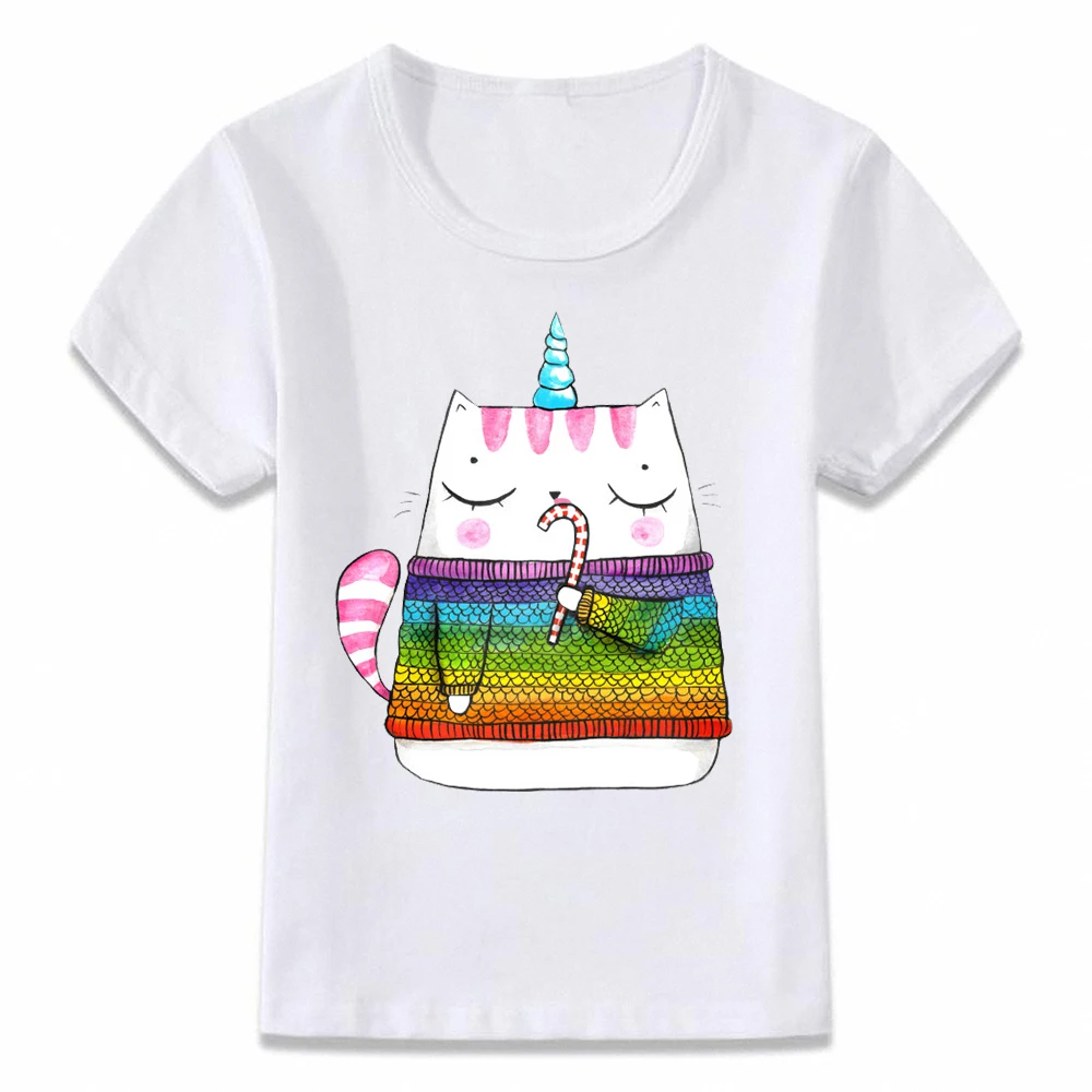 Kids Clothes T Shirt Unicorn Cute Cat T-shirt for Boys and Girls Toddler Shirts Tee oal256
Kids Clothes T Shirt Unicorn Cute Cat T-shirt for Boys and Girls Toddler Shirts Tee oal256