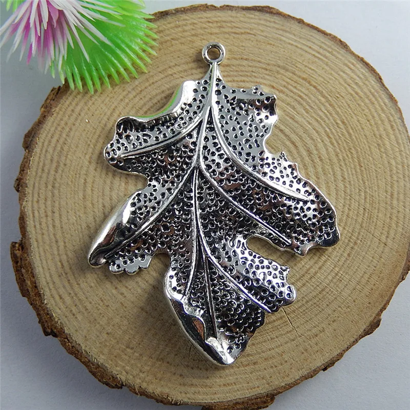GraceAngie 2PCS Alloy Antique Silver Pendant Large Maple Leaf 66*51mm Charms Jewelry Accessory Crafts Handmade 51151
GraceAngie 2PCS Alloy Antique Silver Pendant Large Maple Leaf 66*51mm Charms Jewelry Accessory Crafts Handmade 51151