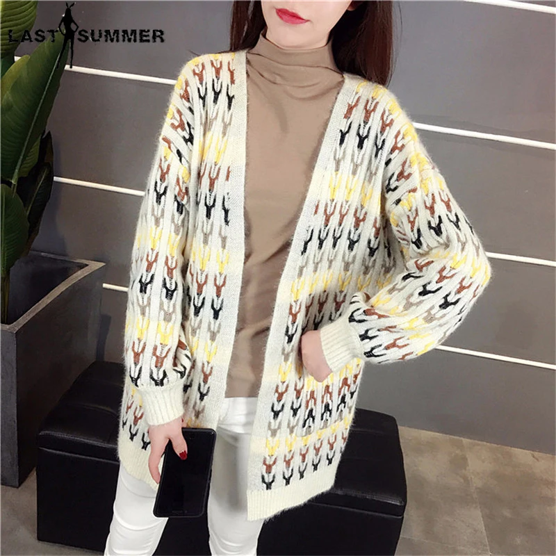 2019 New Fashion Autumn Spring Women Sweater Cardigans Casual Warm F Female Knitted Coat Cardigan Sweater Lady
2019 New Fashion Autumn Spring Women Sweater Cardigans Casual Warm F Female Knitted Coat Cardigan Sweater Lady