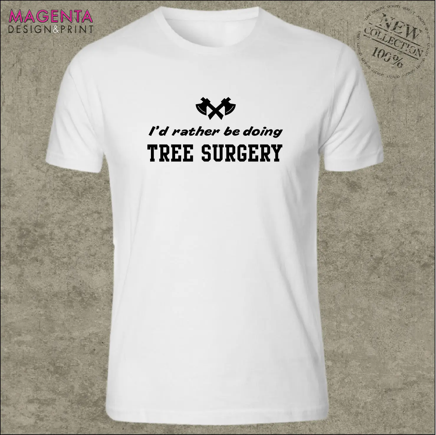 I'd rather be doing TREE SURGERY Arborist Axe Fun T-shirt Dad Husband Funny Gift New T Shirts Funny Tops Tee New Unisex
I'd rather be doing TREE SURGERY Arborist Axe Fun T-shirt Dad Husband Funny Gift New T Shirts Funny Tops Tee New Unisex