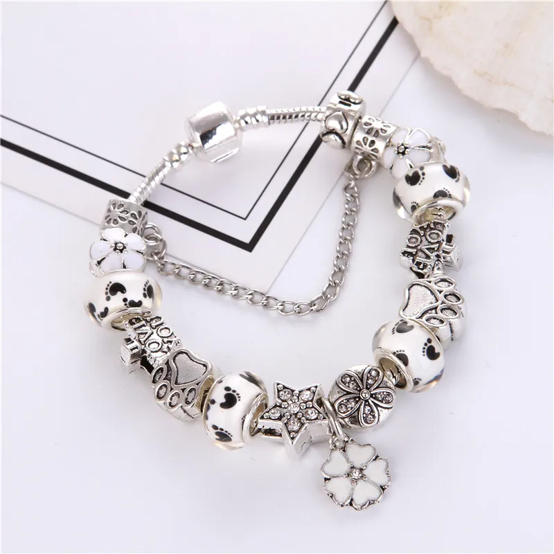High Quality Withe crystal Heart Pendant Noble Pretty Charm Bracelet Pan Bracelet For Women/Gril gift jewelry Drop Shipping
High Quality Withe crystal Heart Pendant Noble Pretty Charm Bracelet Pan Bracelet For Women/Gril gift jewelry Drop Shipping
